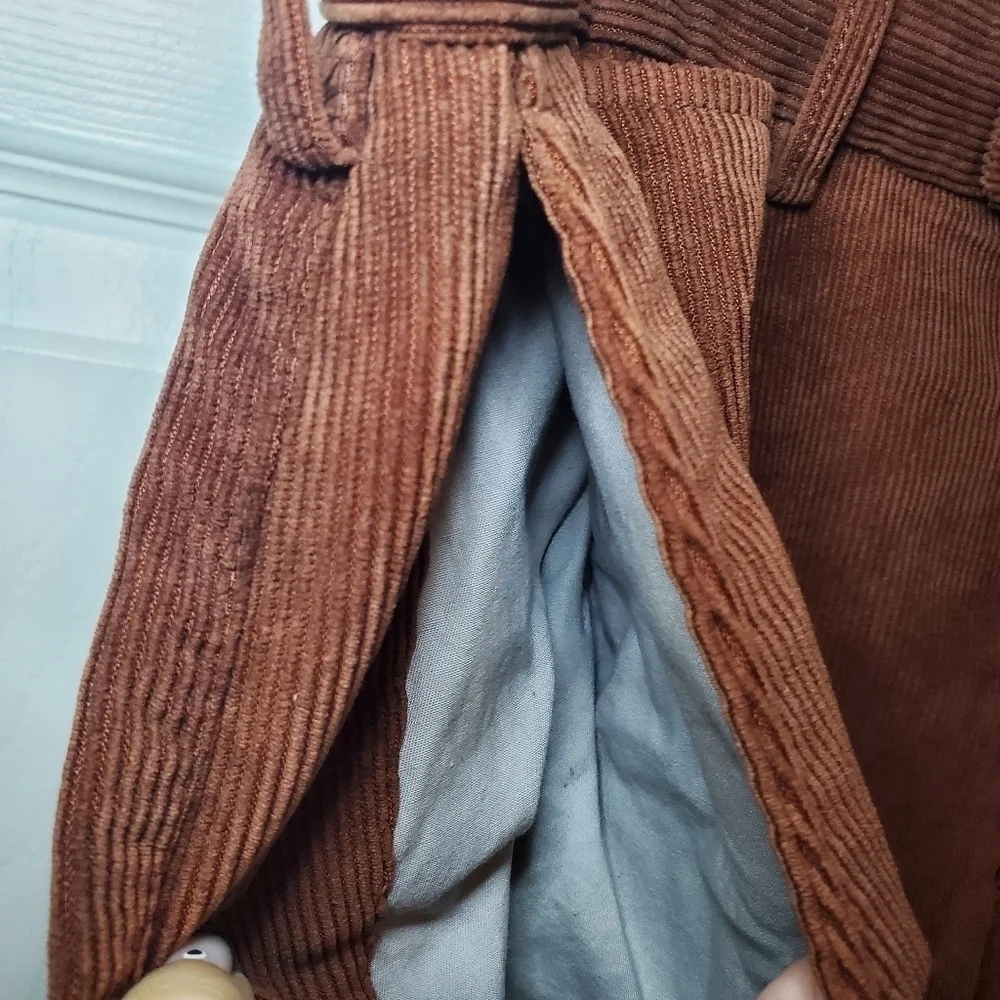 Peter Millar Nanoluxe Men’s Classic Corduroy Pants Sz: 38x30 Brown